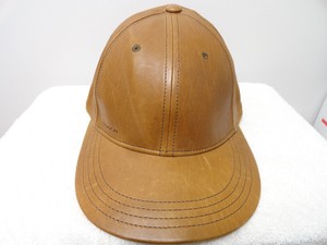coach leather hat