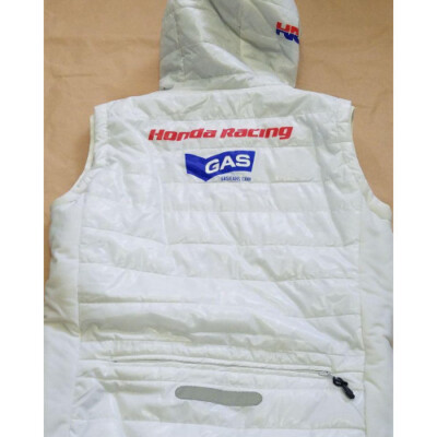 GAS HONDA　　ダウンベスト(S) GAS × HONDA Hooded Full Zip Down Vest size: S Motorcycle EX