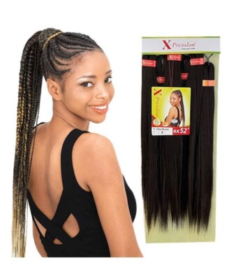 X-PRESSION Ultra Braid 6X 52'' Pre Stretched Xpression Flechthaar!!!