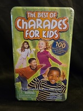 The Best of Charades For Kids Children's Game Travel Tin Case Ages 4 NEW SEALED