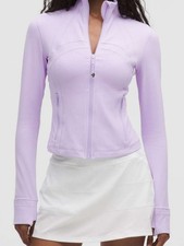 SHIPS TODAY LULULEMON Define Cropped Jacket Nulu Lavender Frost Sz 10 NWT