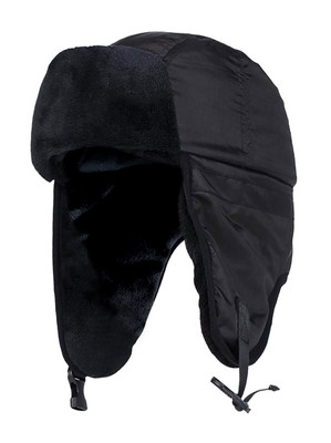 Heat Holders - Herren warm Winter gefüttert wasserdicht schwarz fliegermütze