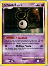 Pokemon Card - Unown [V] 79/146 Legends Awakened 2008 Uncommon Moderately Played on eBay