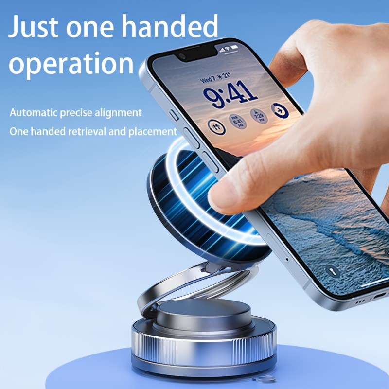 Magnetic Car Phone Cell Phone Holder (360° free Rotation) - Car Phone