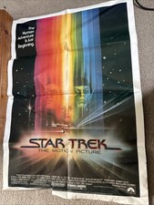 Star Trek: The Motion Picture Movie Poster (poster has date 1989)