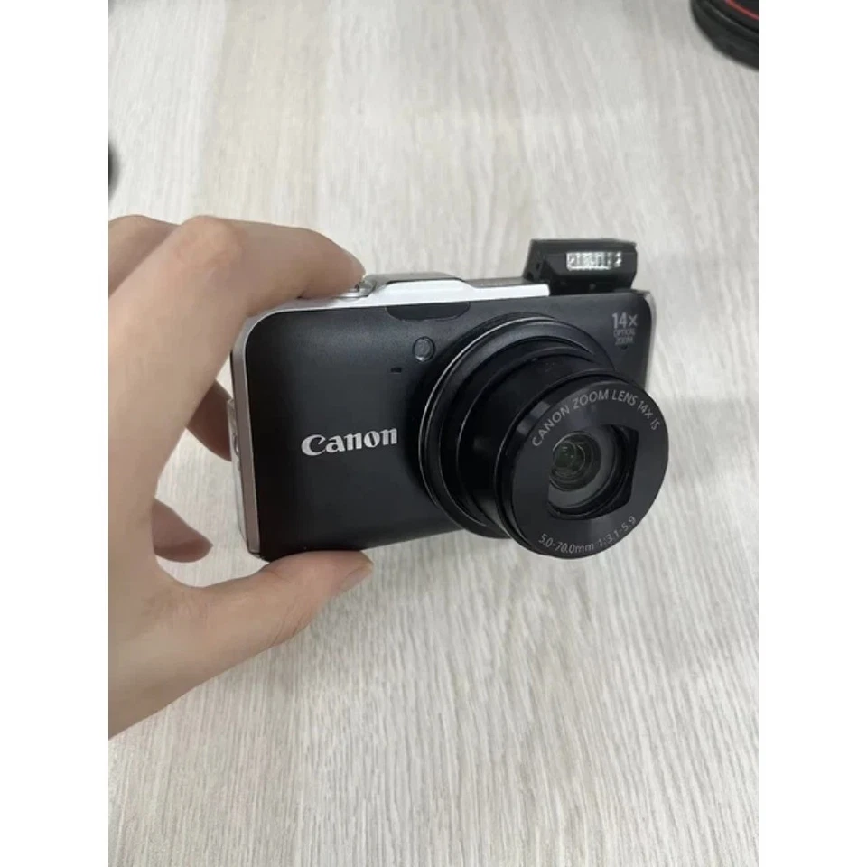 Canon PowerShot SX230 HS Schwarz 12,1 MP CMOS-Digitalkamera 14-facher Bildzoom  - Bild 4 von 4