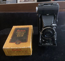 Vintage Kodak Vigilant Junior Six-20 620 Folding Camera Kodet DAC w/ Box