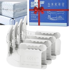 Sheet Holders for Bed Corners Fasteners Keep Sheets Secure Fitted Sheet Holders