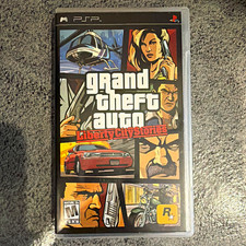Grand Theft Auto: Liberty City Stories Sony PSP w/ Map & Manual 2005 NTSC-U