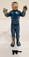 Vntg  Star Wars - Blue Snaggletooth w  Toe Dent w  Blaster Original 1978 Figure