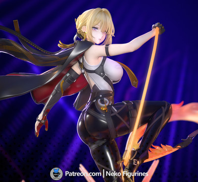 Evelyn Chevalier Zenless Zone Zero 3D Resin Printed Fan Art Figur 1:7