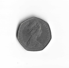 1969 United Kingdom - 50 New Pence - 984 - Copper Nickel - 13.5g