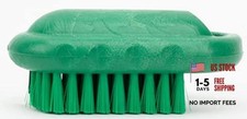 5 Inch Hand and Nail Brush with Stiff Center Bristles, Soft Outer Bristles