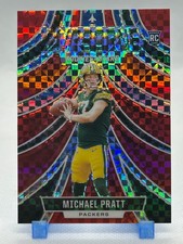Michael Pratt 2024 Panini Rookies & Stars - Airborne Red Plaid Prizm #A-MPT (RC)