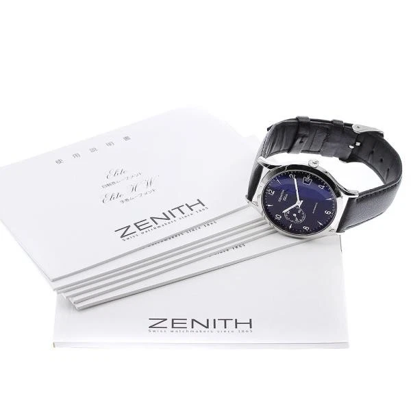Zenith — Zenith Class Elite Automatic 01.0125.680 37mm Black Dial Automatic Watch #C6629