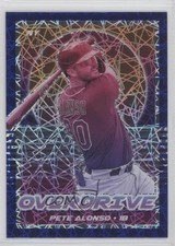 2021 Panini Chronicles Overdrive Blue Velocity Prizm Pete Alonso #22 uk2