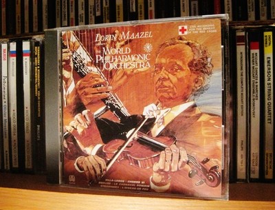 Lorin Maazel World Philharmonic Stravinsky. Villa-Lobos live Rio 1986 CD Auvidis