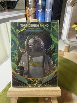 2024 Finding Unicorn Kung Fu Panda Single Jade Card Thundering Rhino NO.12/50