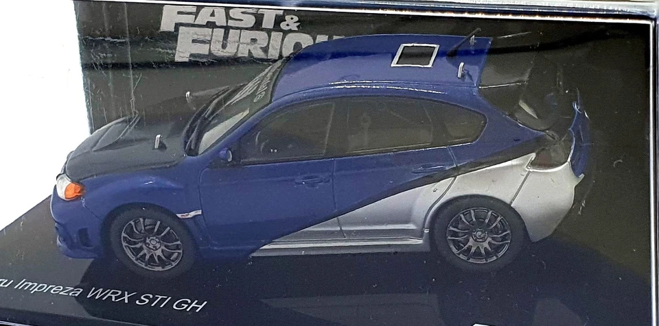 DeAgostini 1/43 Scale F220CMC050 Fast and Furious Subaru Impreza WRX STI GH Blue - Image 2 of 4