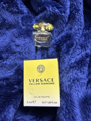 Versace Yellow Diamond Eau de Toilette Women 0.3 oz 10 Ml Mini Splash