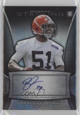 2013 Bowman Sterling Prism Refractor 10/15 Barkevious Mingo #BSA-BM Auto 1a11
