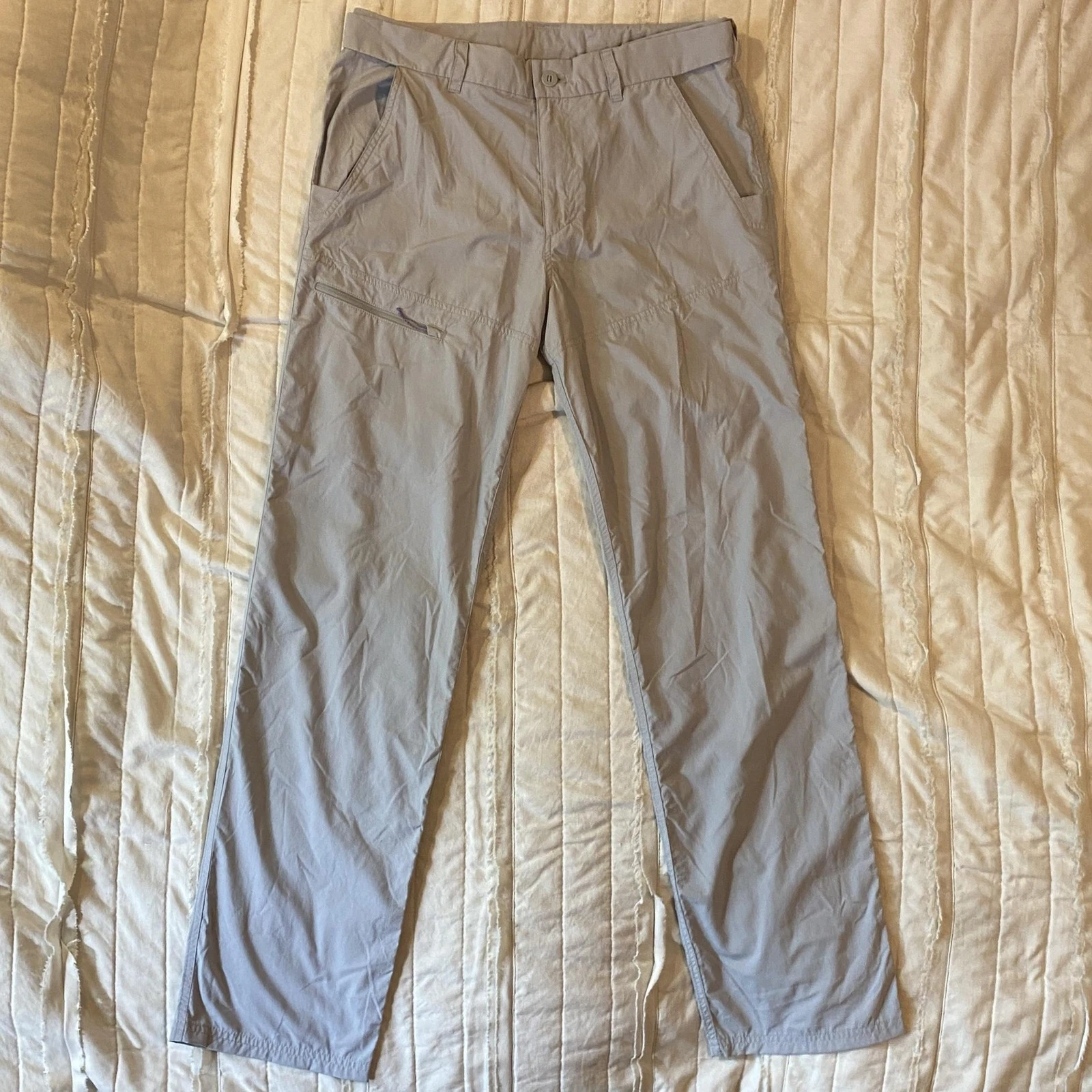 Patagonia Pants Mens 36x31 Gray Nylon Quick Dry Hiking Fishing Travel STY82092