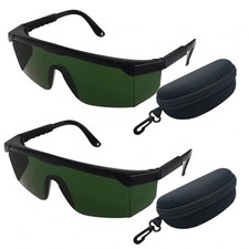2 Pièces Lunettes de Protection pour Laser Vert - Sécurité pour Niveau Rotatif