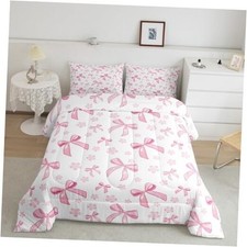 Kids Pink Bowknot Comforter Set Size, Dreamy Princess Comforter Full Multi W09