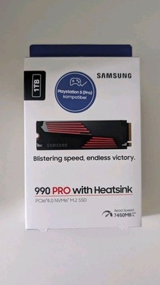 SAMSUNG 990 PRO Heatsink 1 TB - SSD PCIe 4.0 x4 - NVMe 2 - M.2 2280 - intern PS5