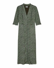 womens JIGSAW dress dotted floral tea maxi size uk 14 eur 42 us 10 RRP £150 j.