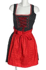 MARJO Dirndl Dames Vêtement traditionnel T EU 34 noir-blanc-rouge