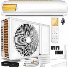 Condizionatore split 9000 btu inverter con funzione di riscaldamento, bianco - N