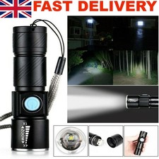 1200000LM USB Rechargeable LED Flashlight Ultra Bright Torch Tactical Flashlight