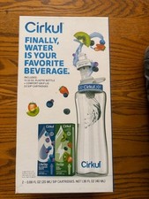 Cirkul 32 oz. Plastic Bottle Plus 2 Sip Cartridges - New in the Box