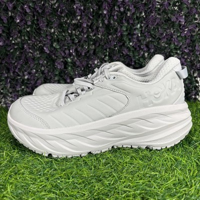 Hoka Bondi SR Women's Size 8.5 Harbor Mist Lunar Rock Running Shoes Sneakers