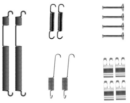 Kit d'accessoires mâchoire de frein TEXTAR 97049600 pour supprimer les sifflements de frein Skoda