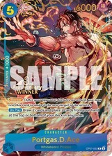 PORTGAS.D.ACE 3RD ANNIVERSARY WINNER OP07-053 ONE PIECE CARDS ONE PIECE FOILLP