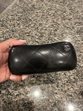 Chanel Black Quilted Sunglasses Case