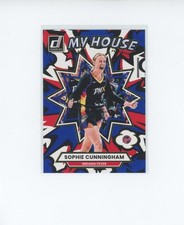 2025 Panini Donruss WNBA Sophie Cunningham #19 My House Blue Press Proof Fever