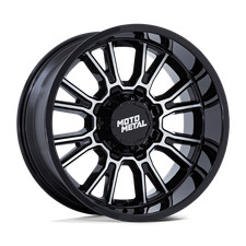 17x9 Moto Metal MO810 Legacy Gloss Black Machined Wheels 8x6.5 (20mm) Set of 4