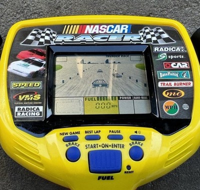 NASCAR Racer 1998 Handheld Electronic Car Racing Video Game NEW Open Box