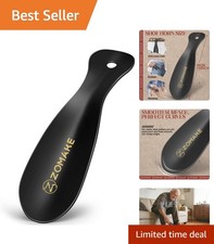 Bend-Resistant 7.5'' Portable Shoe Horn for Effortless Shoe-Wearing Experience