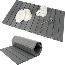 Stone Drying Mat for Kitchen Counter, Stone Dish Drying Mat Foldable, Super