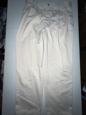 Chaps Ralph Lauren Pants Men’s 38Wx30 Hemmed Khaki Beige Tan Chino Pleated Front