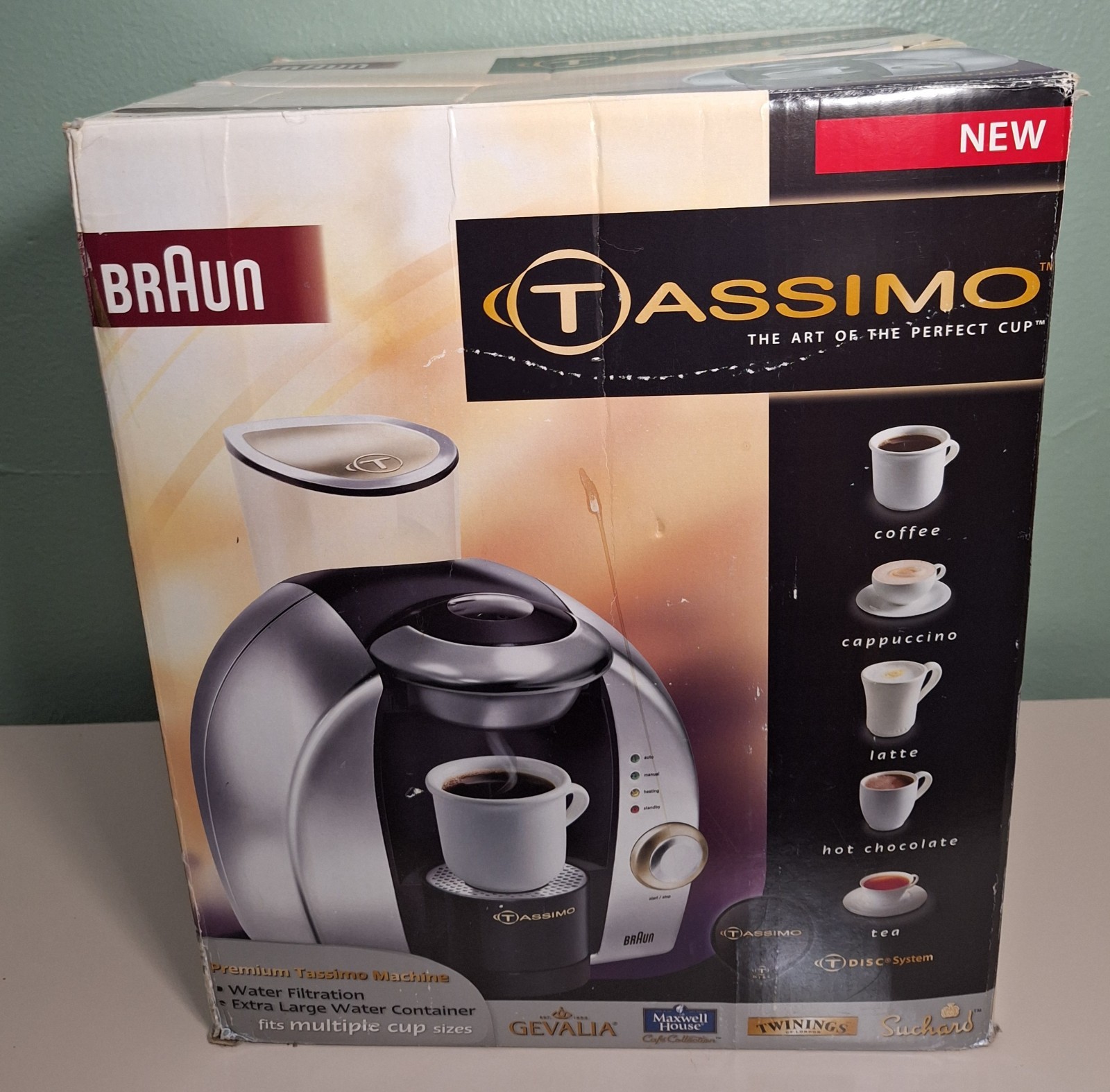 TASSIMO  BRAUN The Art Of The Perfect Cup/N82 Coffee Machine Disk Tech For Parts