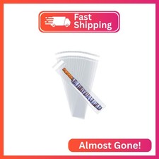 Clear Self Sealing Cellophane Bags 2" x 10" Cookie Bags 100 Pack for Bakery, Coo