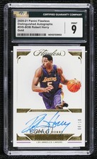 2020-21 Panini Flawless Distinguished Gold 8/10 Robert Horry CGC 9 Mint Auto 3d3