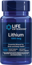 Lithium, 1000 Mcg   Lithium Orotate   Helps Maintain Cognitive Function  Memory
