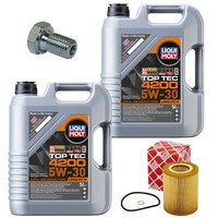MotoröL Filter Set 4200 5W-30 10 Liter + Schraube FüR BMW 7Er 740D E65 E66 E67