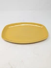 Vintage Frankoma GP Yellow Platter / Dish  11.75" x 7" Rectangle